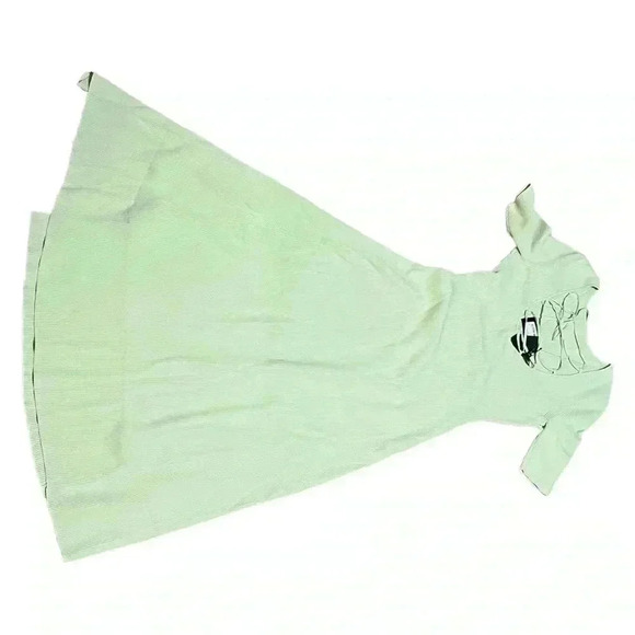 Maje NWT Ruche Vert Tie-Back MIDI Dress in Light Green Size 38/Medium - Picture 10 of 13